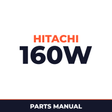 Hitachi Zaxis 160W Equipment Components Parts