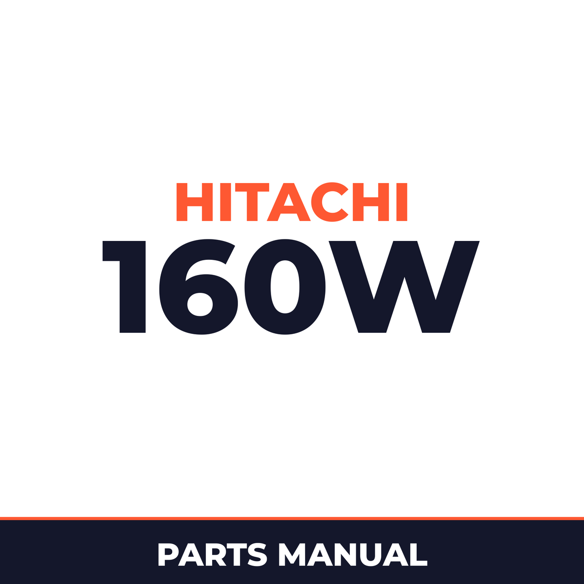 Hitachi Zaxis 160W Equipment Components Parts
