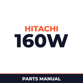 Hitachi Zaxis 160W Equipment Components Parts