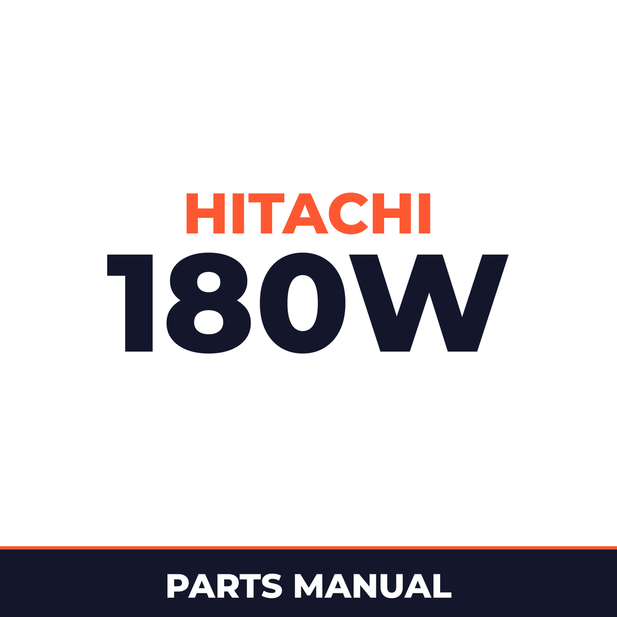 Hitachi Zaxis 180W Equipment Components Parts