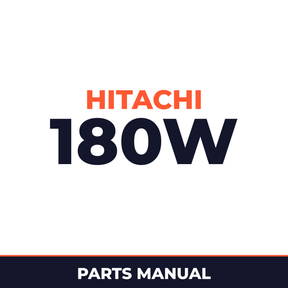 Hitachi Zaxis 180W Equipment Components Parts