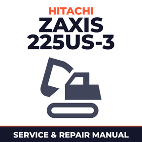 Hitachi Zaxis 225US-3 Hydraulic Excavator Workshop Service