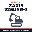 Hitachi Zaxis 225USR-3 Hydraulic Excavator Full Service