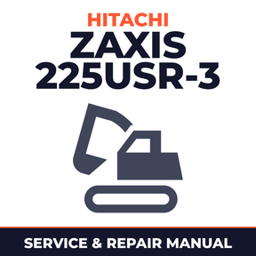 Hitachi Zaxis 225USR-3 Hydraulic Excavator Full Service
