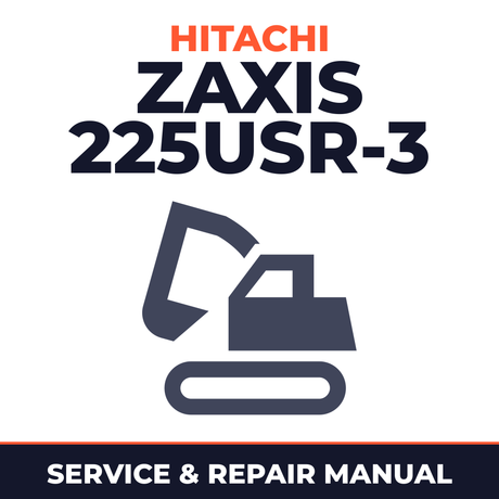 Hitachi Zaxis 225USR-3 Hydraulic Excavator Full Service