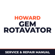Howard Gem Rotavator Machine Service & Repair Manual
