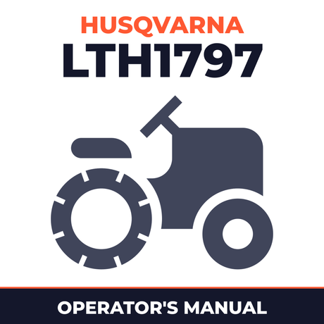 Husqvarna LTH1797 Riding Mower Operator's Manual