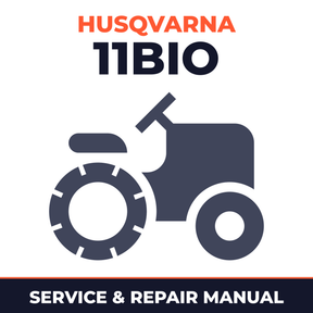 Husqvarna Rider 11 BIO on Mower Service & Repair Manual
