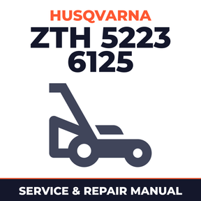 Husqvarna ZTH 5223 6125 mower Service & Repair Manual