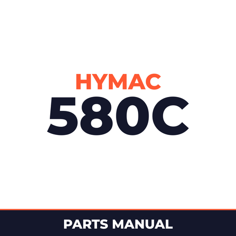 HYMAC 580C Parts Manual