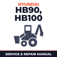 Hyundai Backhoe Loader HB90 HB100* Factory Service / Repair/ Workshop Manual !