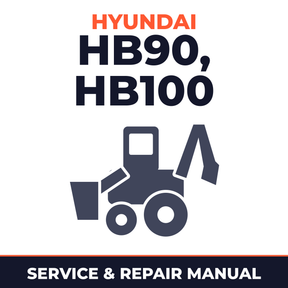 Hyundai Backhoe Loader HB90 HB100* Factory Service / Repair/ Workshop Manual !
