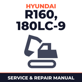 Hyundai Crawler Excavator R160 180LC-9 Service Manual