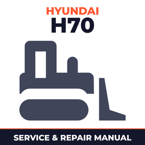 HYUNDAI H70 Crawler DOZERS Service Repair Manual