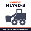 Hyundai HL740-3 Wheel Loader Complete Workshop Service Repair Manual