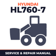Hyundai HL760-7 Repair Manual Wheel Loader [Improved]