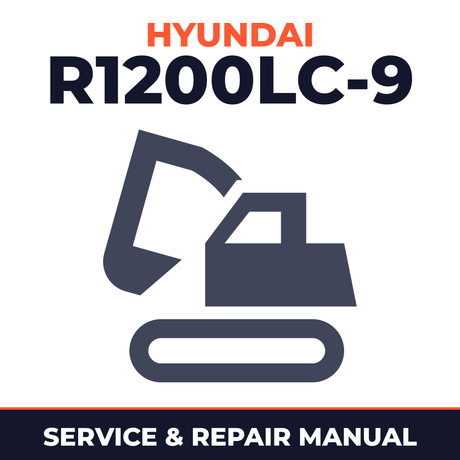 HYUNDAI R1200LC-9 Crawler Excavator Service Repair Manual