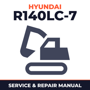 HYUNDAI R140LC-7 Crawler Excavator Service Repair Manual - !