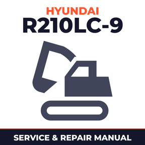 Hyundai R210LC-9 Crawler Excavator Complete Workshop Service Repair Manual