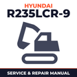 Hyundai R235LCR-9 Crawler Excavator Service Repair Manual