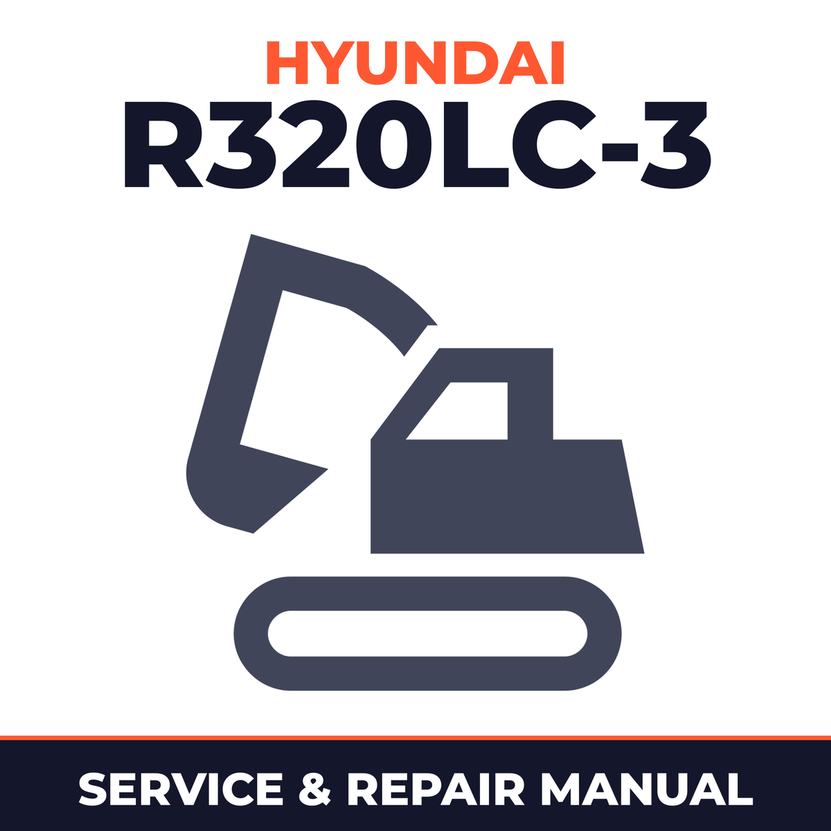 HYUNDAI R320LC-3 Crawler Excavator Service Repair Manual - !