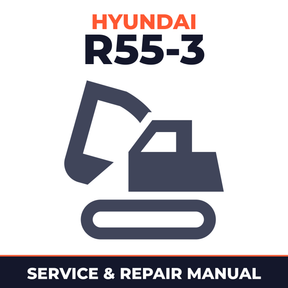 HYUNDAI R55-3 Crawler Excavator Service Repair Manual - !