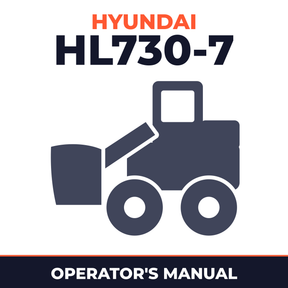 HYUNDAI Wheel Loader HL730-7 Operating Manual