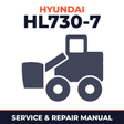 Hyundai Wheel Loader HL730(TM)-7* Factory Service / Repair/ Workshop Manual !
