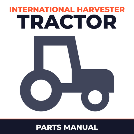 International Harvester IH Farmall A & B Tractors Special Attachments Parts Manual