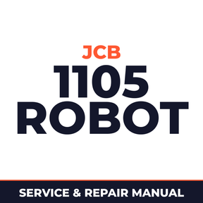 JCB 1105 Robot Workshop Repair Service Manual