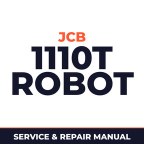JCB 1110T Robot Workshop Repair Service Manual