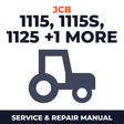 JCB 1115 1115S 1125 1135 Fastrac Tractor Service & Repair Manual