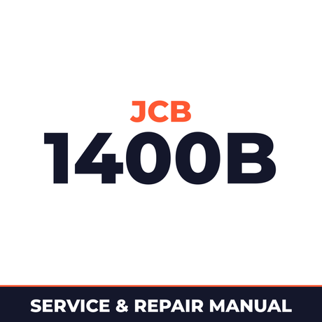 JCB 1400B Service Manual