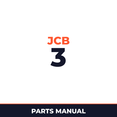JCB 3 Series Parts Manual