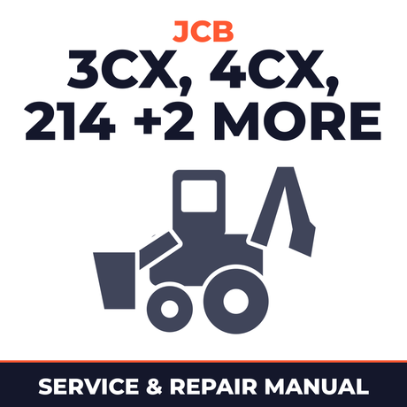 JCB 3CX 4CX 214 215 217 Diesel Engine BACKHOE DIGGER Service Workshop Repair Manual