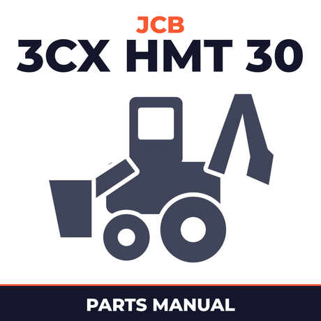 JCB 3CX HMT 30 BACKHOE Loader Parts Catalog Manual (SER. NUMBER 00400000-00430000)