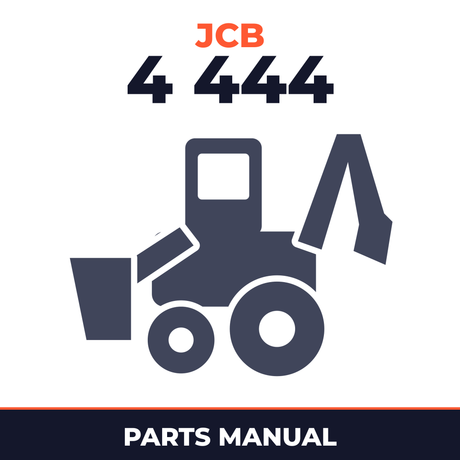 JCB 4 444 BACKHOE Loader Parts Catalog Manual (SER. NUMBER 00430001-00459999) #3