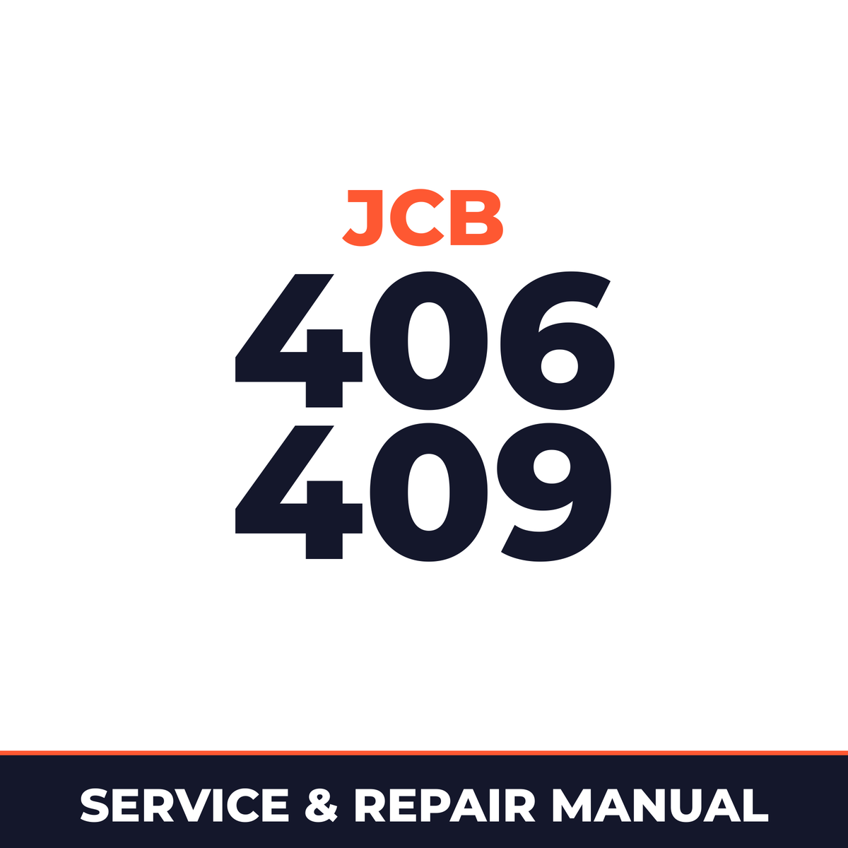 JCB 406 409 WHEELED Loader Service Repair Manual