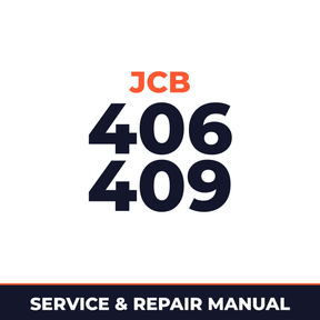 JCB 406 409 WHEELED Loader Service Repair Manual