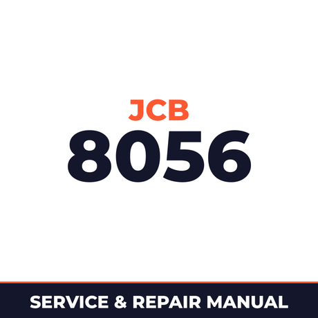 JCB 8056 Service Manual
