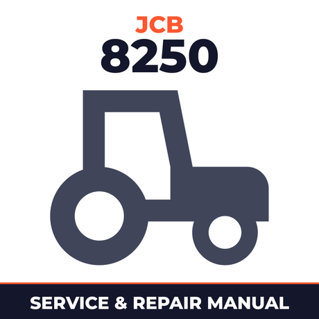 JCB 8250 Tier 3 Fastrac Tractor Service & Repair Manual
