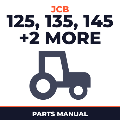 JCB Fastrac 125 135 145 155 185 Tractor Parts Manual