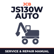 JCB JS130W Auto Tier III, JS145W Auto Tier III, JS160W Auto Tier III, JS175W Auto Tier III Wheeled Excavator Service Repair Work