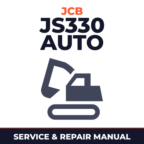 Jcb Js330 Auto Tier Ii And Tier Iii Tracked Excavator Service Repair Manual