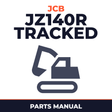 JCB JZ140R Tracked Excavator Parts Catalogue Manual (SN: 01137575-01137582, 01390000-01390499)
