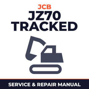JCB JZ70 Tracked Excavator Workshop Service Repair Manual