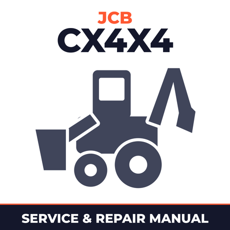 Jcb Mini CX 4x4 Backhoe Loader Repair Service Manual