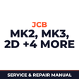 JCB MK2/MK3 2D,2DS,3,3C,3CS,3D-Service Workshop Manual