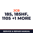 JCB Robot 185 185HF 1105 1105HF Robot Complete Workshop Service Repair Manual