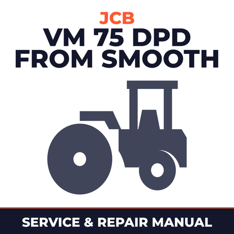 JCB VM 75 DPD from Smooth Drum Roller Service Manual